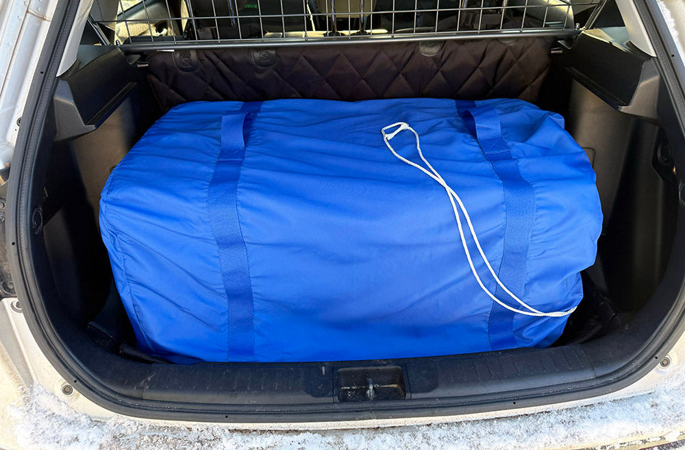 How to transport hay and straw without the mess